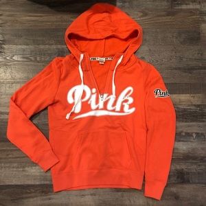 PINK quarter zip hoodie